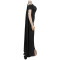 Fashionable women's clothing temperament sexy high slit shawl dress new