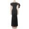 Fashionable women's elegant one shoulder, exposed shoulder, hip hugging dress