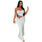 Fashionable women's sexy strapless revealing backpack hip slimming dress