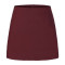 Double slit zipper half body skirt pants European and American fashion pants lined with suit short skirt for women