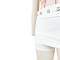 Fashion Pit Strip Machine Eye Straps Double Layer Skirt Set Two Piece Set