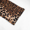 Irregular shoulder sexy slim fit leopard print jumpsuit