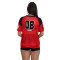 Comfortable sheer mesh loose-fit casual T-shirt streetwear short-sleeved top