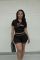 Women's letter short sleeved shorts set
