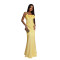 Backless camisole flower slimming banquet dress dress