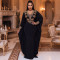 New Fashion V-neck Hot Diamond Solid Color Women's Dress