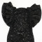 Fashionable round neck short sleeved slim fit long party dress, tight fitting women's bag hip skirt