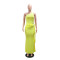 Single shoulder solid color hip hugging dress, solid color slimming party dress, fashionable and tight fitting style