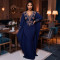 New Fashion V-neck Hot Diamond Solid Color Women's Dress