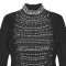 Fashionable women's dress with elegant temperament and diamond studded bubble bead dress