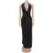 Fashionable women's sexy deep V-neck hanging banquet hip hugging dress