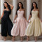Fashionable women's temperament, sexy strapless slimming, fashionable jumpsuit