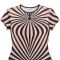 Fashionable women's clothing temperament, personalized printed striped long dress