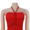 New women's summer hot item lace up pleated wide leg jumpsuit