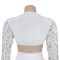 Fashionable women's sexy mesh lace deep V-slit dress