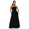 New women's summer hot item lace up pleated wide leg jumpsuit
