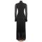 Fashionable women's sexy lace see through shiny dress dress