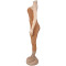 Fashionable women's sexy slim fit strapless solid color hip hugging jumpsuit