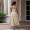 Fashionable women's temperament, sexy strapless slimming, fashionable jumpsuit