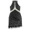 Fashionable women's sexy mesh, rhinestone hot stamping, bubble bead wrapped buttocks dress