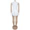 Fashionable women's elegant French style short skirt sleeveless dress
