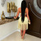 New women's strapless fringe short skirt nightclub party dress