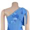 New Women's Summer Elegant Jacquard Cross Shoulder Banquet Dress