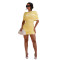New Women's One-Shoulder Ruffled Hot Babyslut Bustier Dress