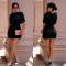 New Women's One-Shoulder Ruffled Hot Babyslut Bustier Dress
