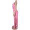 Fashionable women's sexy deep V-neck hanging banquet hip hugging dress
