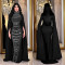 Fashionable women's dress with elegant temperament and diamond studded bubble bead dress