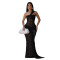 Fashionable Women's Sexy Lace Shoulder Strap Waist with Hip Wrap