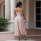 Fashionable women's temperament, sexy strapless slimming, fashionable jumpsuit