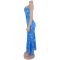 New Women's Summer Elegant Jacquard Cross Shoulder Banquet Dress