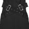 Fashionable women's sexy slim fit strapless solid color hip hugging jumpsuit