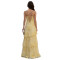Fashionable women's sexy mesh suspender flower dress dress