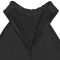 Fashionable women's sexy off shoulder rhinestone bubble bead split dress