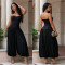 Fashionable women's temperament, sexy strapless slimming, fashionable jumpsuit