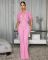 Women's elegant and personalized lace patchwork lace wide leg pants jumpsuit