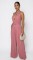 Personalized casual backless sleeveless wide leg jumpsuit