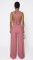 Personalized casual backless sleeveless wide leg jumpsuit