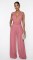 Personalized casual backless sleeveless wide leg jumpsuit