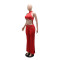 New Decorative Waist Heavy Industry Light Luxury Water Diamond Belt Shining Full Diamond Waist Chain Pants Set