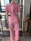 Women's elegant and personalized lace patchwork lace wide leg pants jumpsuit