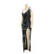 Female Dress with Split and Charming Beadwork