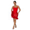 American-style solid color floral figure-hugging dress for women, summer new fashion party gown
