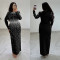 New women's hot stamping and hip hugging dress, light luxury dinner dress
