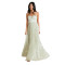 New women's fresh light green pleated jacquard camisole pleated long dress dress