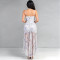 New women's French floral suspender mesh party dress