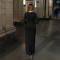 New women's hot stamping and hip hugging dress, light luxury dinner dress
